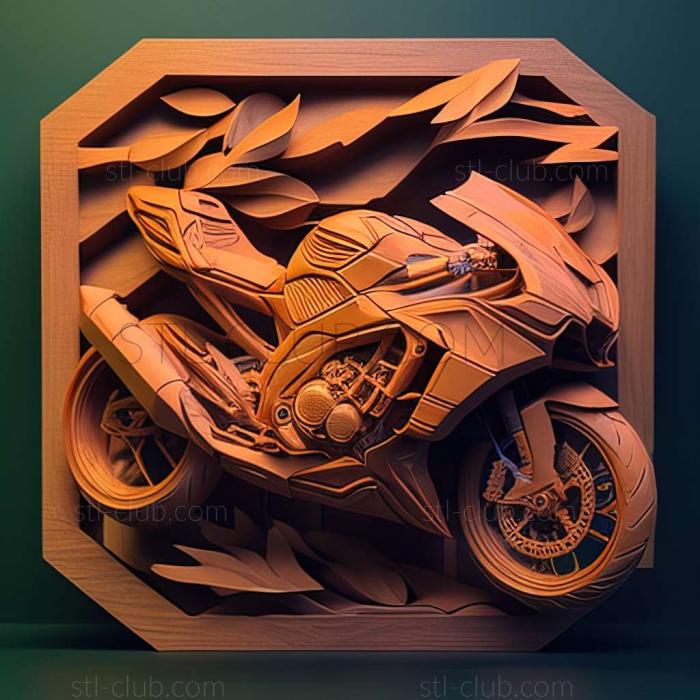 3D модель Kawasaki H2 SX SE (STL)